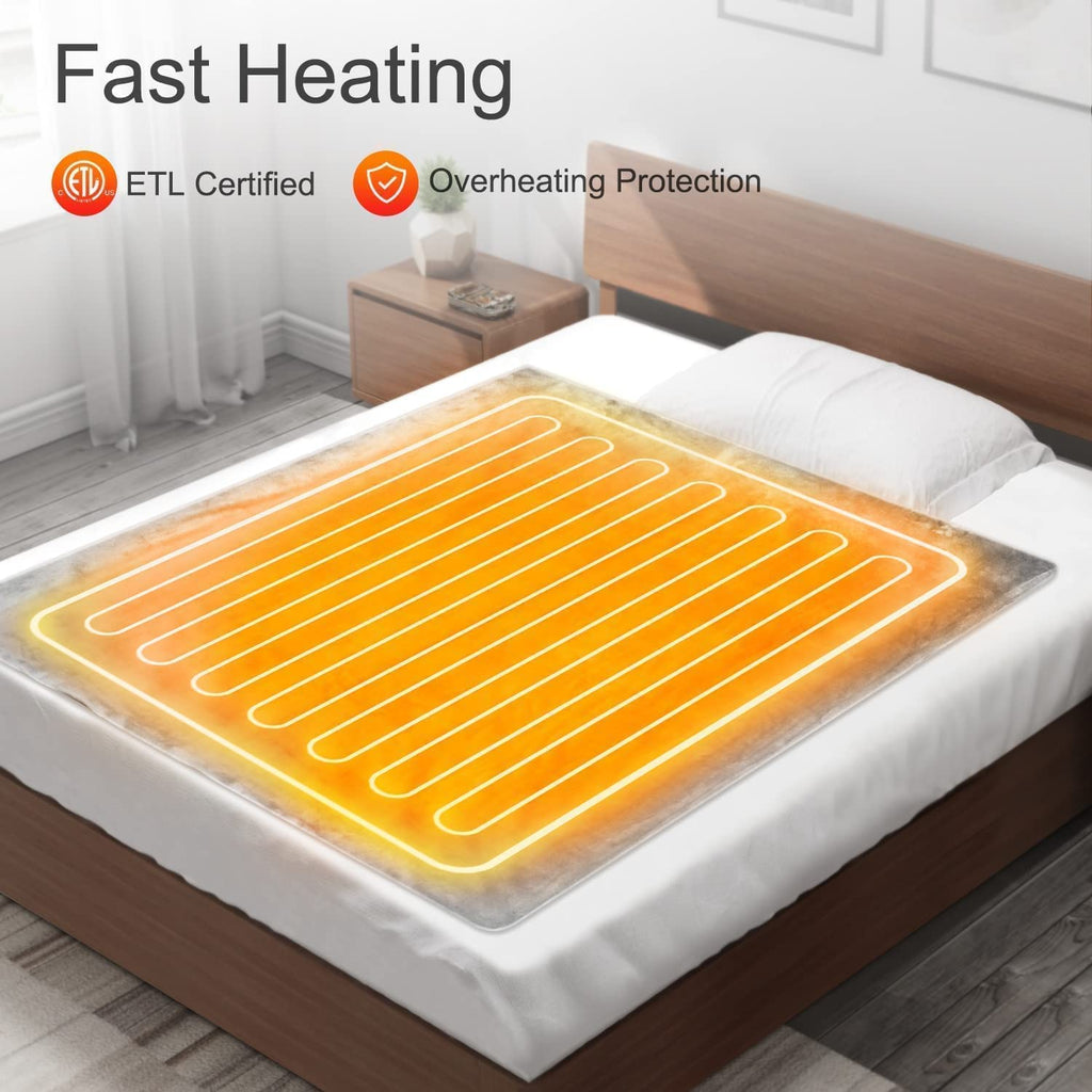 MIZZEO Electric Heated Blanket Throw MIZZEOstore