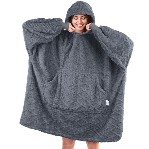 Mizzeo Oversized Light Microfiber Wearable Blanket