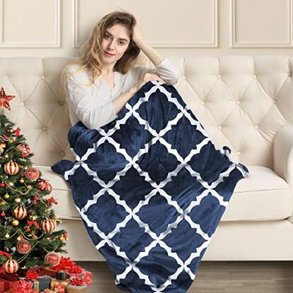 MIZZEO Electric Heated Blanket Throw